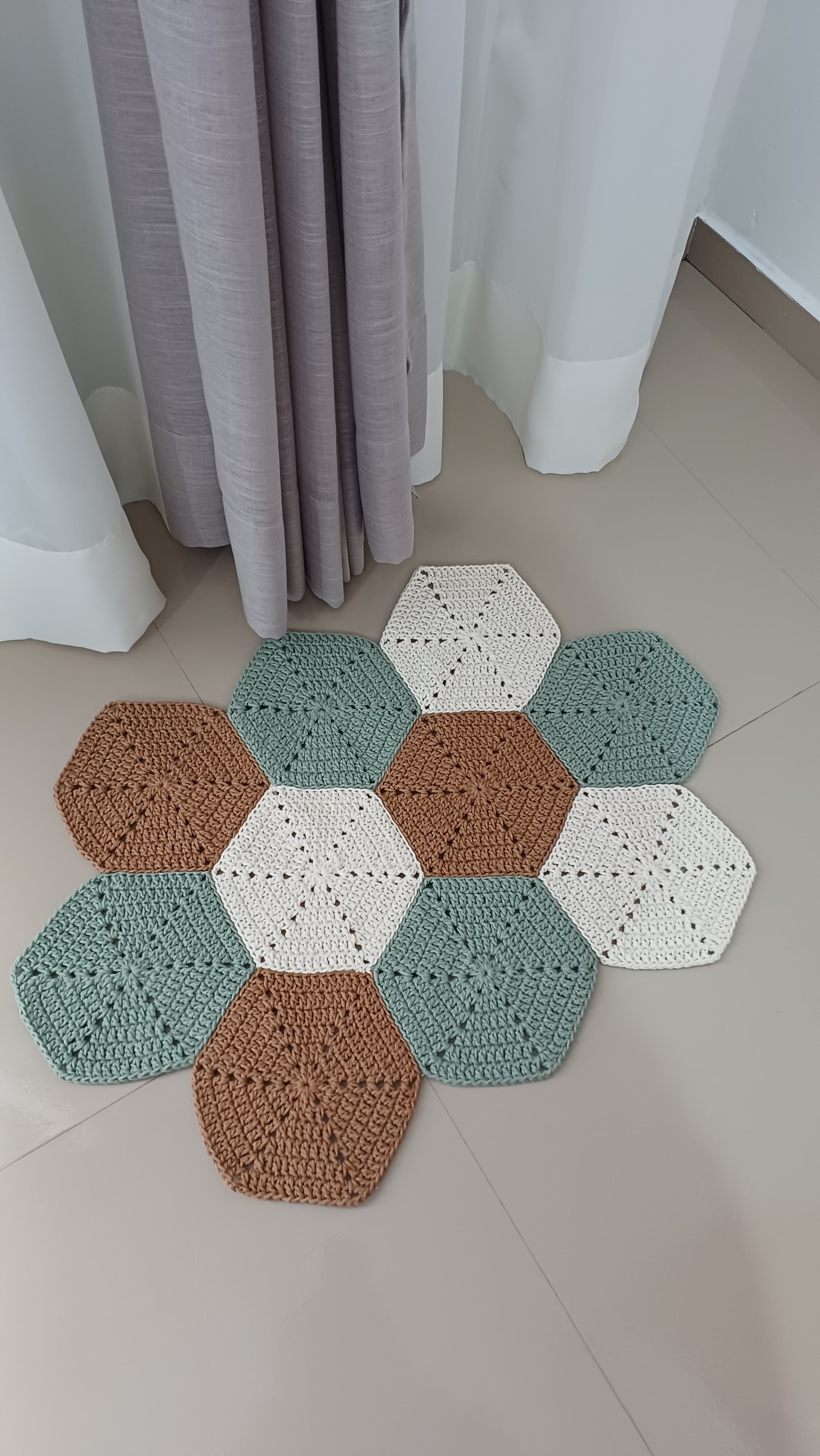 Tapete Hexagonal 